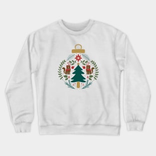 Cat Christmas ornament design Crewneck Sweatshirt
